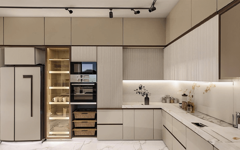 Fabricación de cocinas modulares.